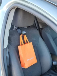 Gancho Suporte Sacola Bolsa Banco De Carro Apoio De Cabeça